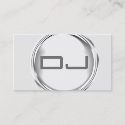 Unique DJ Business Card