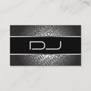 Unique DJ Business Card