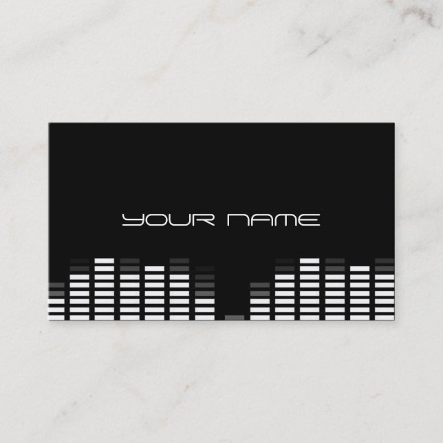 Unique DJ Business Card (Front)