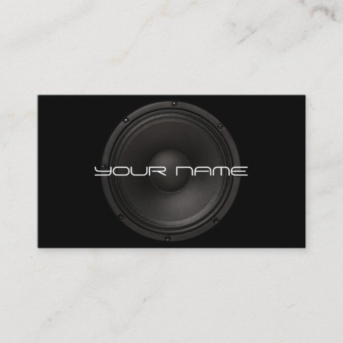Unique DJ Business Card