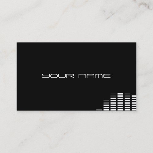 Unique DJ Business Card