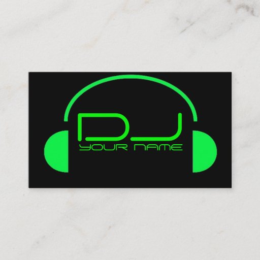 Customizable Unique DJ Business Card