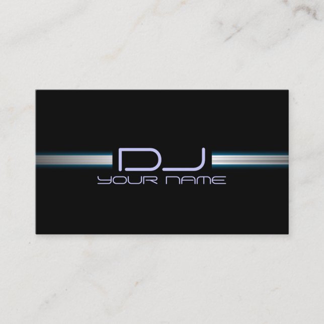 Unique DJ Business Card (Front)