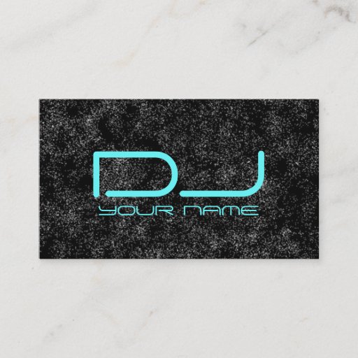 Customizable Unique DJ Business Card