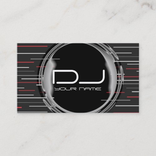 Unique DJ Business Card
