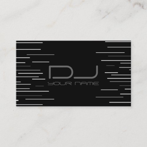 Unique DJ Business Card