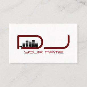 Unique DJ Business Card