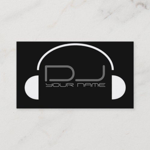 Unique DJ Business Card