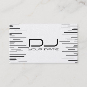 Unique DJ Business Card
