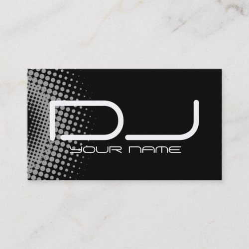 Unique DJ Business Card