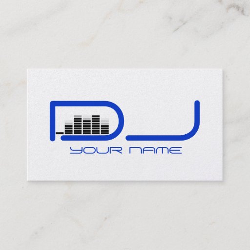 Customizable Unique DJ Business Card
