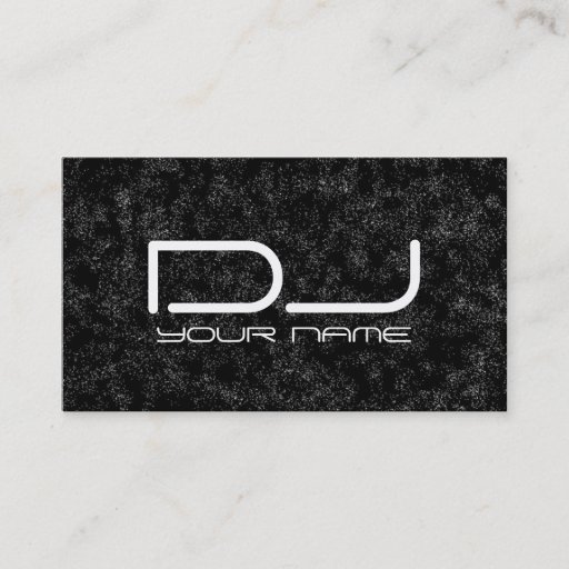 Customizable Unique DJ Business Card