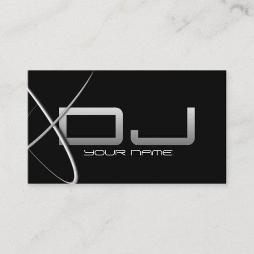 Unique DJ Business Card