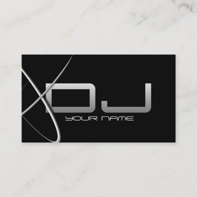 Unique DJ Business Card (Front)