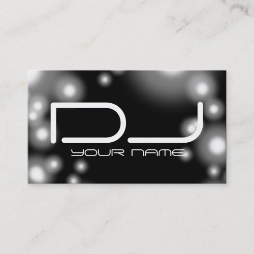 Unique DJ Business Card with Lights