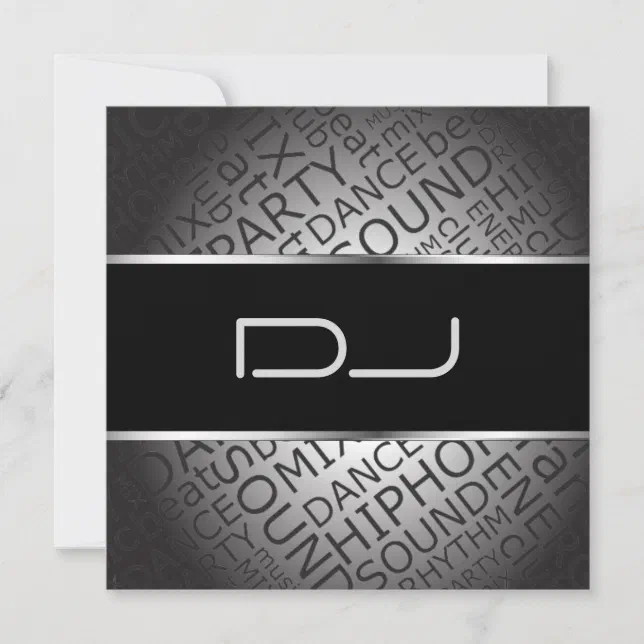 Unique DJ Invitation | Zazzle