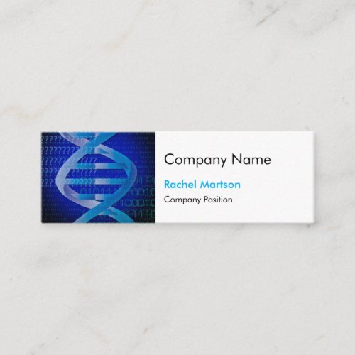 Unique DNA Science Mini Business Card