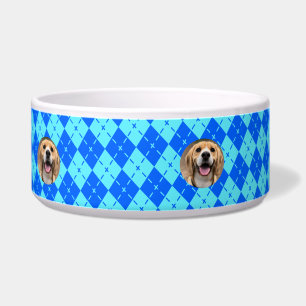 Unique Dog Dad Custom Name Dog Mom Dog Bowl