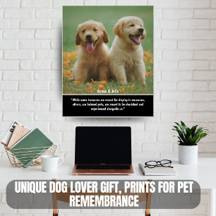Unique Dog Lover Gift, Prints for Pet Remembrance