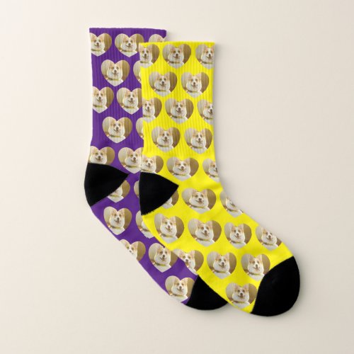 Unique Dog Lover Gifts Photo Collage Personalized Socks