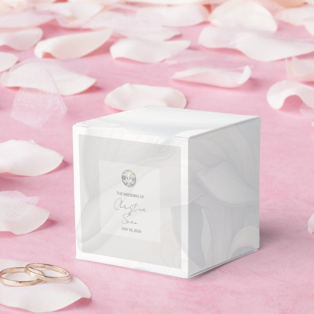 Unique Dolphin Themed Wedding Favor Box (Wedding)