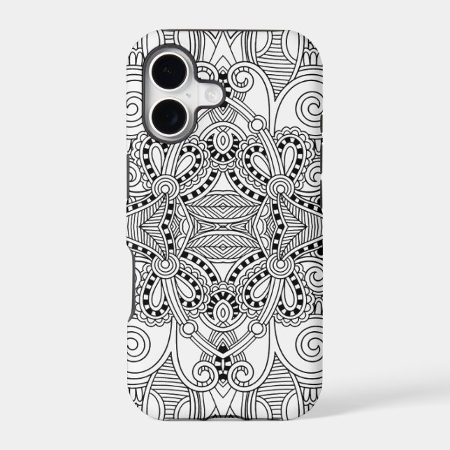 Unique Doodle Iphone Case (Back)
