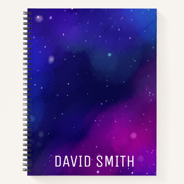 Unique Dream Space Galaxy Notebook (Front)