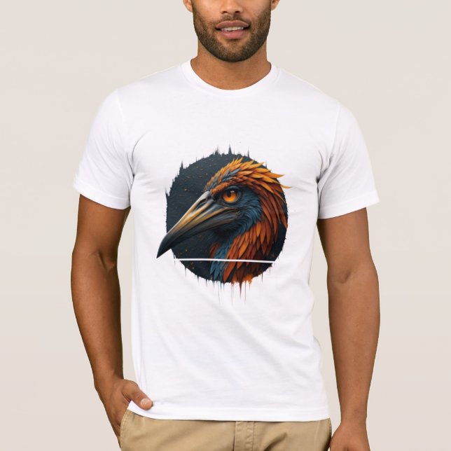  Unique Eagle Desi Basic Dark T-Shirt (Front)