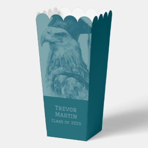 Unique Eagle Graduation Popcorn Party Favor Box