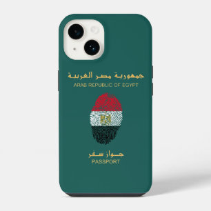 Unique Egypt Travel Pass Passport Print Souvenir iPhone 14 Case