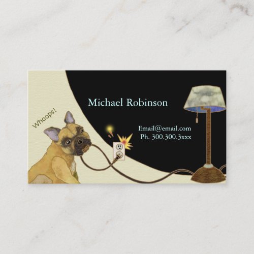 Electrician's Custom Business Cards