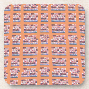 Unique Elegant Heart-Patterned Artwork for All Age Coaster