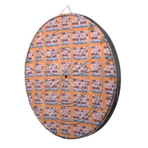 Unique Elegant Heart-Patterned Artwork for All Age Dartboard