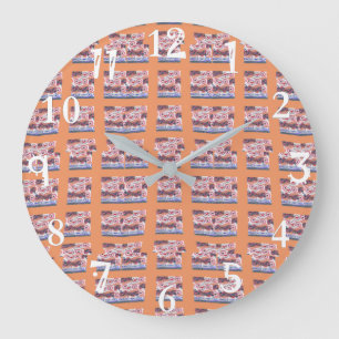 Unique Elegant Heart-Patterned Artwork for All Age Large Clock