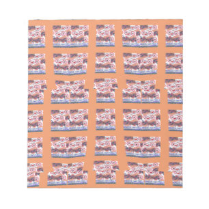 Unique Elegant Heart-Patterned Artwork for All Age Notepad