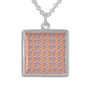 Unique Elegant Heart-Patterned Artwork for All Age Sterling Silver Necklace