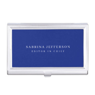 Unique Elegant Plain Simple Minimalist Business Card Case