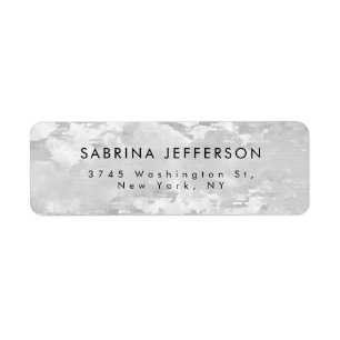 Unique Elegant Plain Simple Minimalist Label