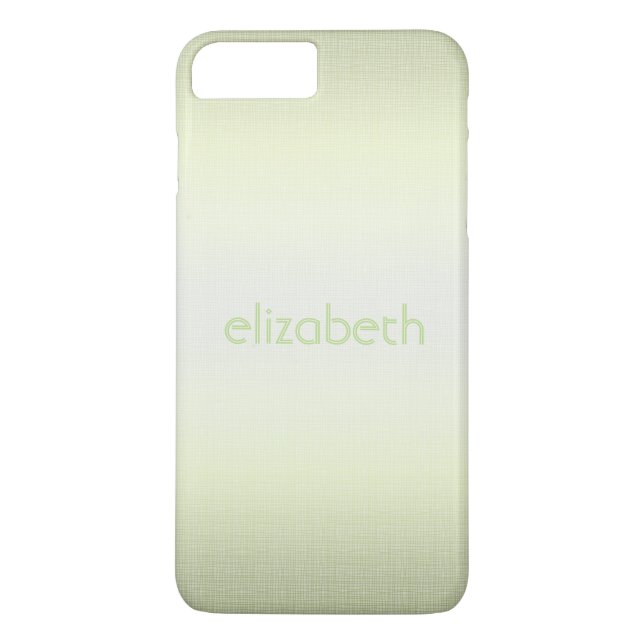 Unique Elegant Simple Personalized Green Minimal Case-Mate iPhone Case (Back)