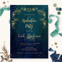 Unique Elegant Starry Night Graduation Party