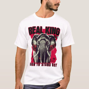 Unique Elephant Motivational and Inspiring Design T-Shirt