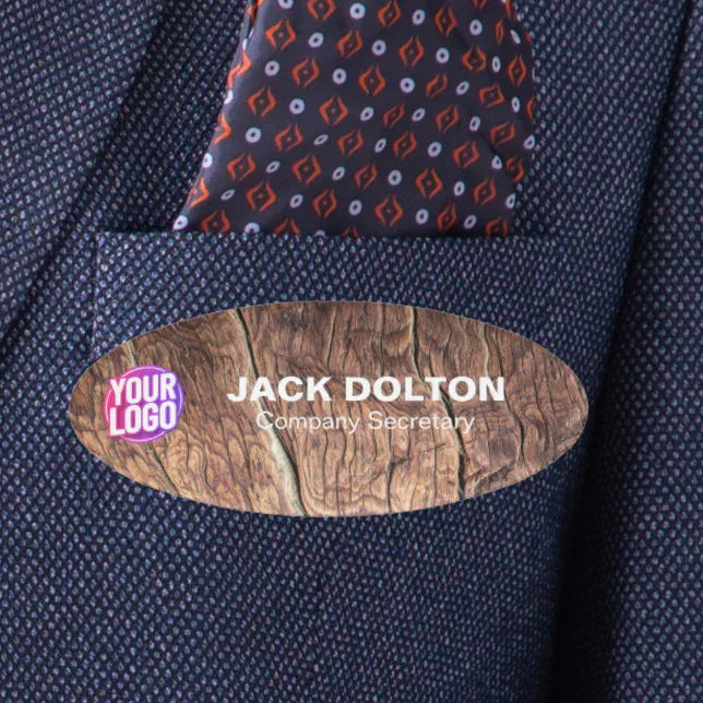 Unique Employee Badges: Customized Logo/Photo Tag | Zazzle