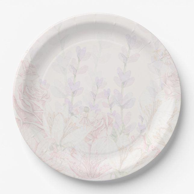 Unique Enchanted Fairy Paperware Paper Plates (Front)