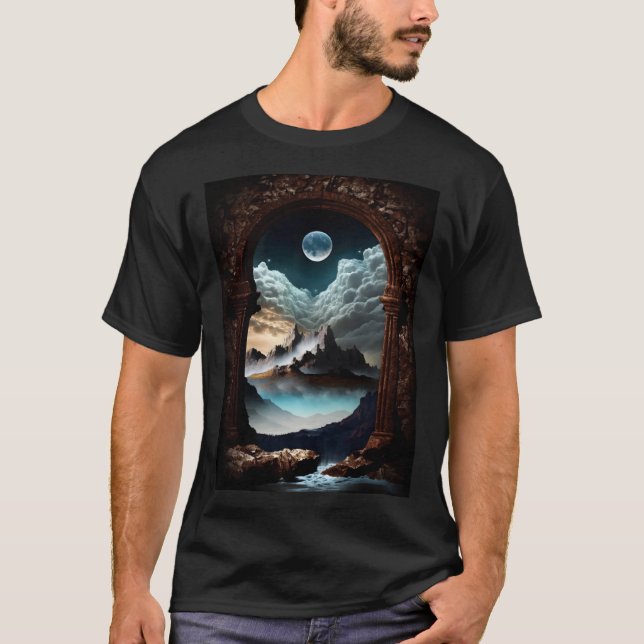 Unique Enchanting Fantasy Dreamscape Ethereal Orig T-Shirt (Front)