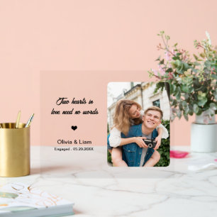 Unique Engagement Gifts For Him Couple Engaged Acrylic Sign