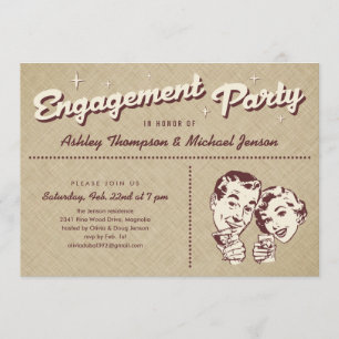 Unique Engagement Party Invitations
