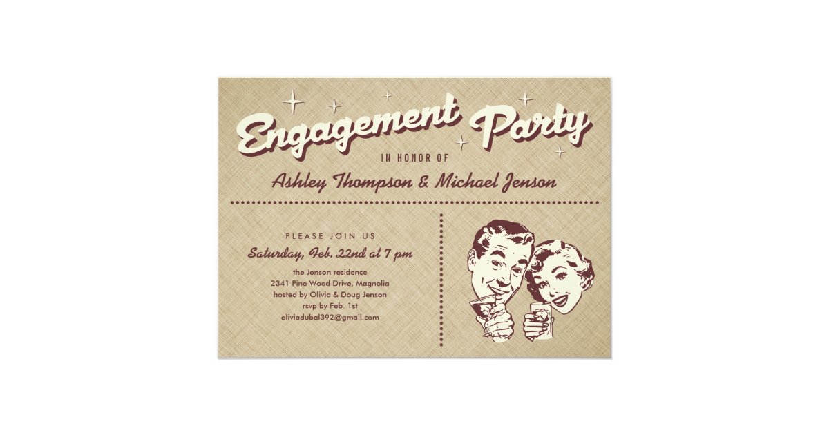 Personalized Engagement Party Invitations 6