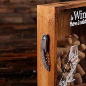 Unique Engraved Bottle Cap & Cork Dual Shadow Box (Front Left)