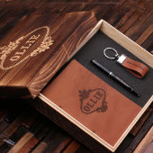 Unique Engraved Set with Keychain, Pen and Journal (Inside)