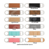 Unique Engraved Tuxedo-Themed Steel Bottle Opener (Color Chart)